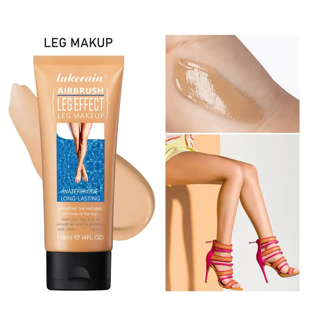 118ml Leg Makeup Moisturizing Liquid Body Foundation Lotion Cream Tan Body Fake Skin Tone Skin Even Care Tanning N0J5