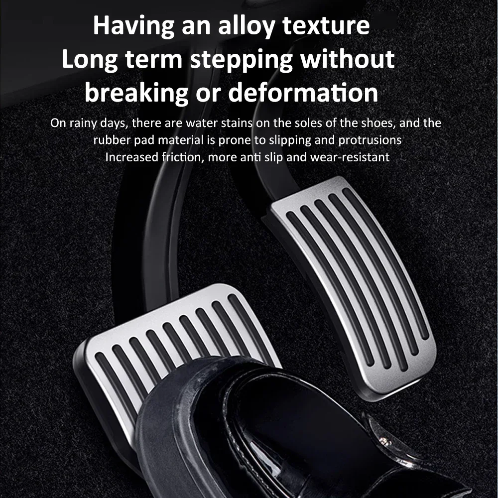 For Nissan Qashqai J12 stainless steel Car Foot Pedals Brake Non-slip No Drilling Alloy Covers Parts Accessories