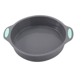 Silicone Non-Stick Heat Resistant Baking Pan Set for Muffins, Cakes, and Loaves (E)