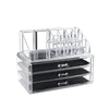 Desktop Cosmetics Display Stand lipstick Skincare Storage Box Acrylic Transparent Multi-layer Drawer Storage Rack, S#-M# Model 5