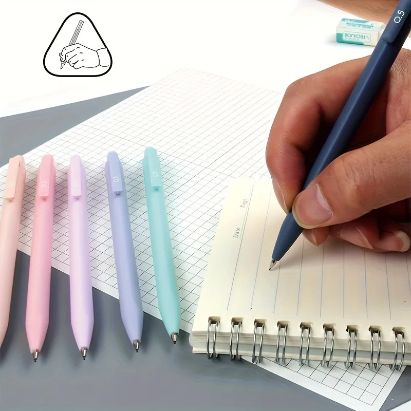 30 Color Blend Automatic pencil 0.5MM/0.7MM student pencil Simple triangle rod posture correction 6