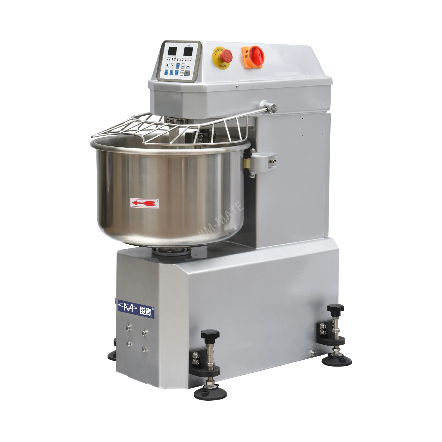 commercial high efficiency stainless steel bread making equip dough mixer for sale 50kg bread dough mixer