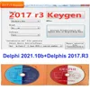Newest Delphi 2017 r3 Car Diagnostics Software Codings OBD2 Del-phis 2021.10b with keygen Software DS 150e Compatible Bluetooth 1