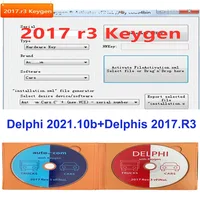 Newest Delphi 2017 r3 Car Diagnostics Software Codings OBD2 Del-phis 2021.10b with keygen Software DS 150e Compatible Bluetooth 1