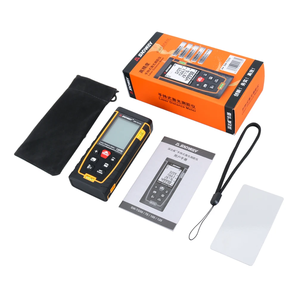 Laser Rangefinder Distance Meter SNDWAY Laser Distance Meter 40m 70m 100m Tape Measure