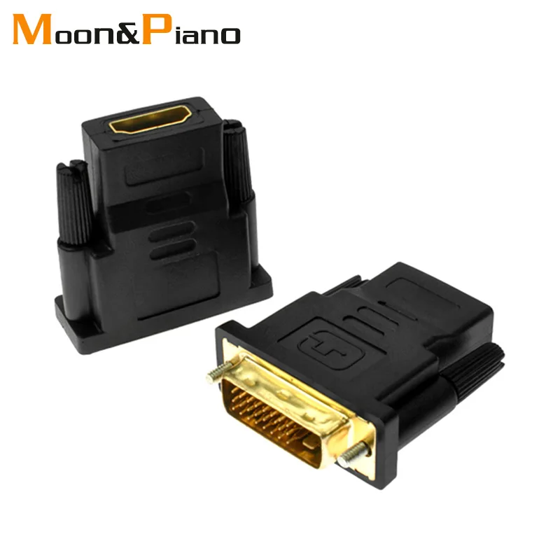 HDMI-compatible Converter HDMI-compatible Female To DVI D 24+1 Pin Male 1080P HDTV Adapter Switch for PC Projector TV Box HDTV hdmi to dvi converter hdmi compatible converter
