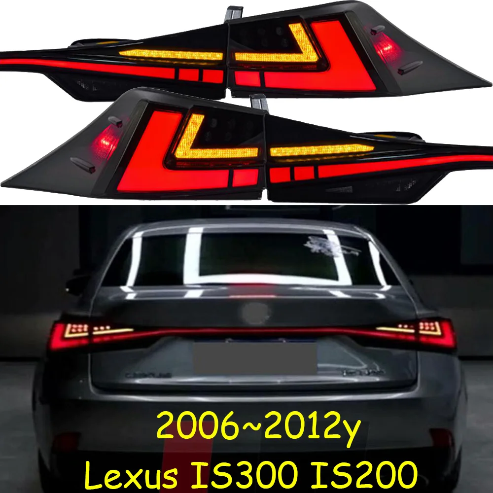 

Автомобильный Стайлинг для Lexus IS300 светильник IS200 светодиодный задсветильник фонарь задний ходовой фонарь + тормоз + задний + Динамический сигнал поворота 2006 ~ Y
