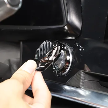 For Chevrolet Corvette C8 Z51 Z06 2020-2023 Zinc Alloy Car Engine Start Stop Buttons switch Knob Cover Sticker Car Accessories 1