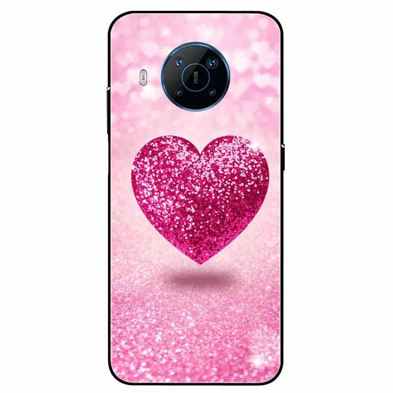 Soft TPU Painted Cat Lion Back Cover - Protective Silicone Case