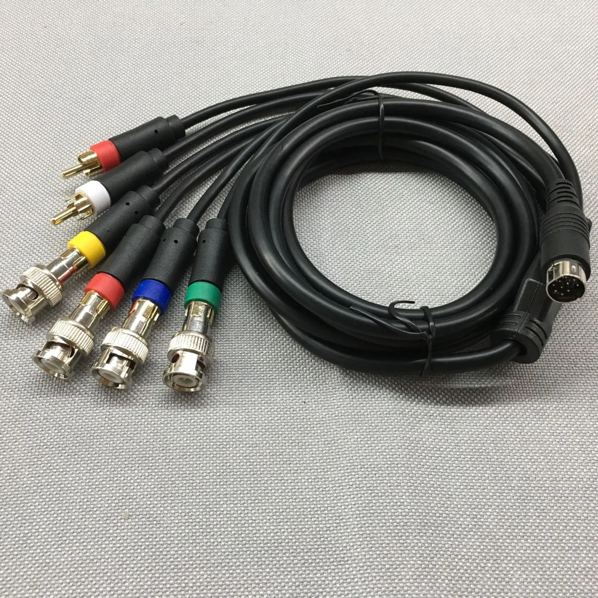 For SEGA Saturn RGB/RGBS RCA Composite Cable For Sony PVM BVM NEC