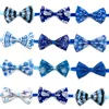 50/100pcs Winter Style Dog Ties Pet Dog Cat Bow Ties Small Dog Cat Bowties Blue Neckties Dogs Pets Grooming Accessories 4