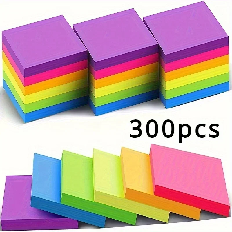 Fluorescent Sticky Notes Set 1