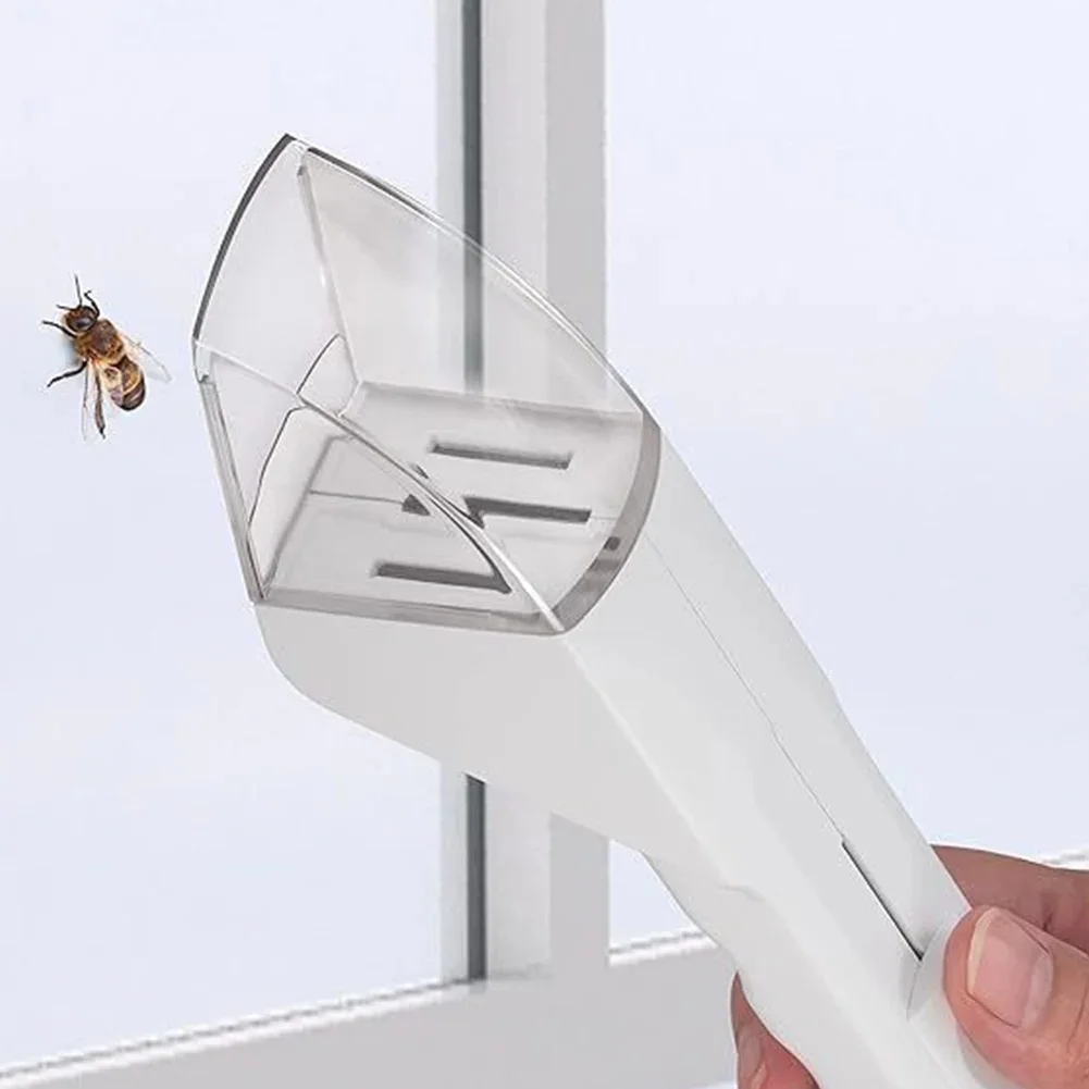 Portable Transparent Insect Catcher Push Type Insect Observer Contactless Bug Catcher for Indoor and Outdoor Childrens Toys
