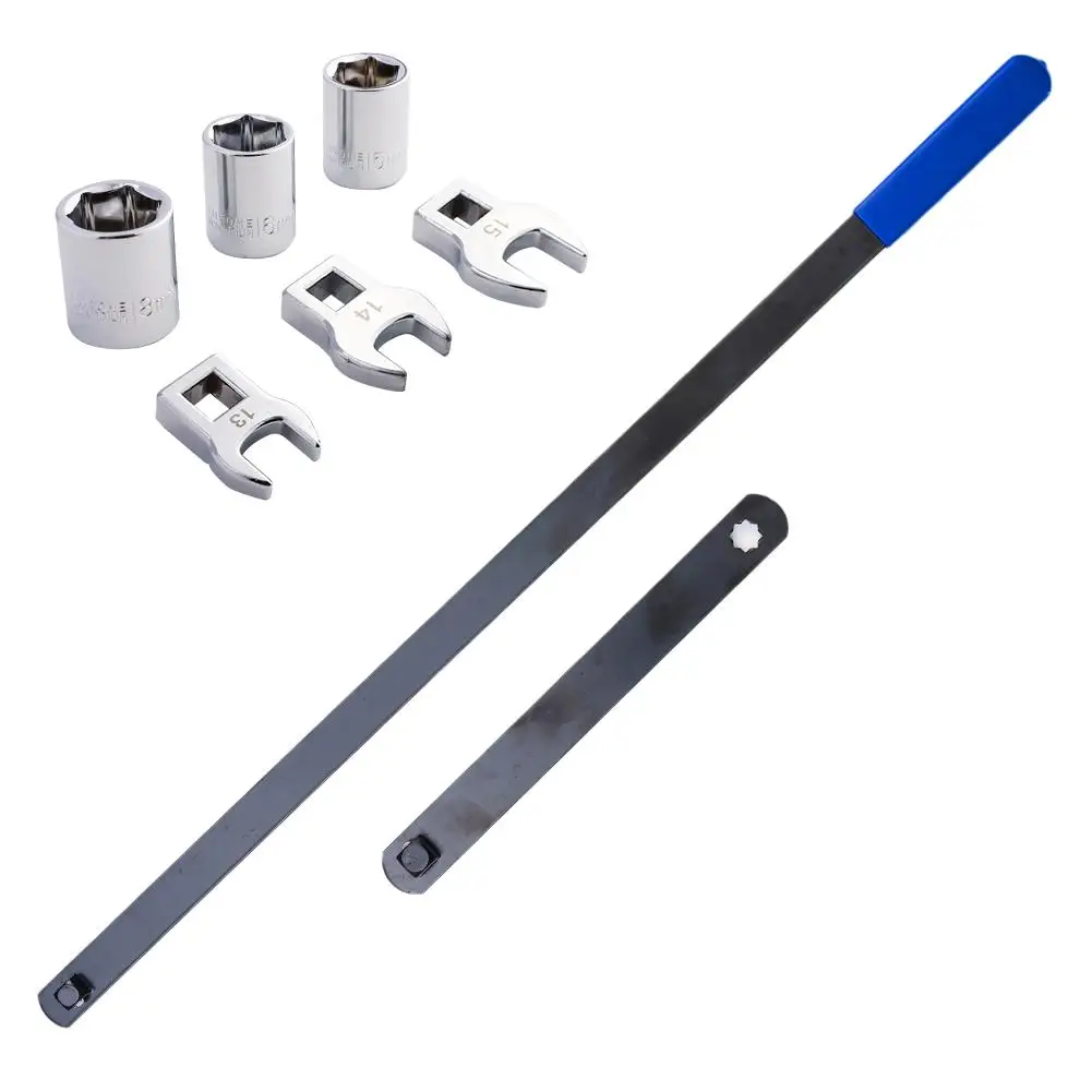 

Automobile Engine Idler Pulley Adjustment Wrench Extension Workshop Wrench Disassembly Extension Rod Special Tool O6L7