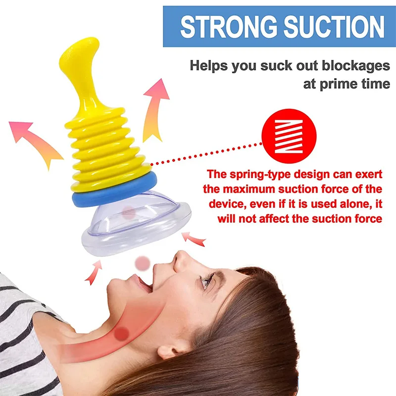 Choking Rescue Device Adults Children Anti Suffocation Emergency Device Device Home Fitness Training Rescue Breathing Equipment