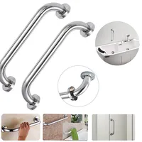 300/400/500mm Shower Grab Bars Stainless Steel Handrail Aid Safety Hand Handle Towel Rail Bathroom Hardware 1