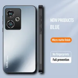 Frosted Shockproof Armor Camera Protective Cover for ZTE nubia Z50 (Blue)