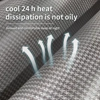 Ice Silk Mat Three Piece Set Sleeping Naked in Summer Foldable Mat Air Conditioning Soft Mat 2