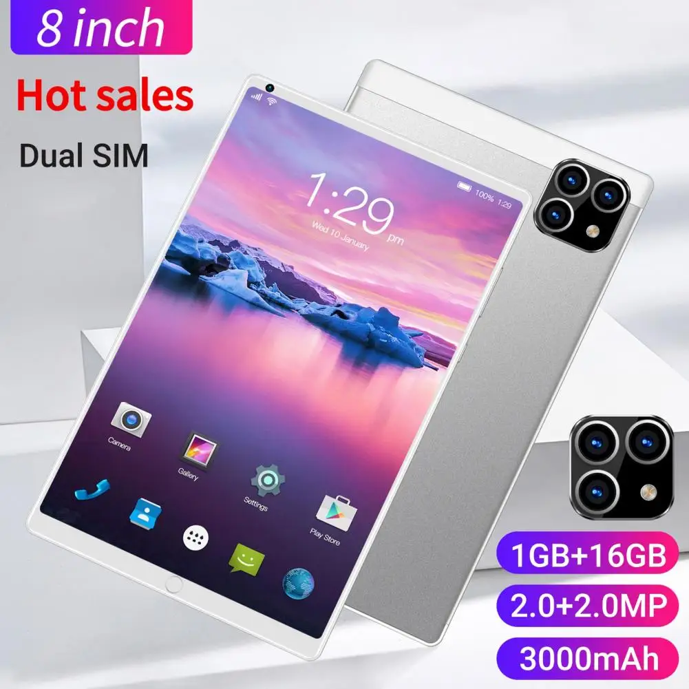 Tablet pc Android com Octa Core Tela Sensível ao Toque de Alta Resolução Chamada Telefônica Suporte 3g Sim Rede Wifi Polegadas - Imagem 4