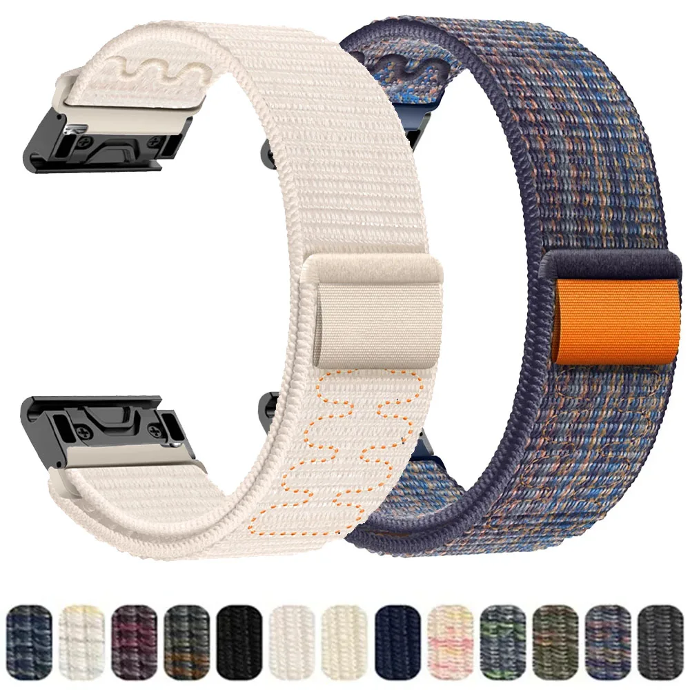 Bandletic Fenix 6 7 5 Cinturino 22mm Per Garmin Fenix/Epix/Forerunner - Nylon Intrecciato, Sgancio Rapido Cinturino 22mm Nylon Quickfit - Foto 5