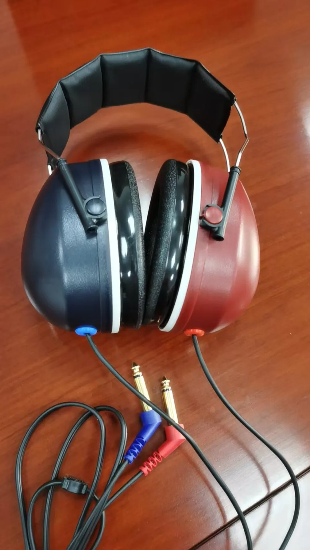 Professione Audiometro Cuffia Audiometro elettrico ad alta sensibilità Cuffie a conduzione aerea Test dell'udito Auricolare Cura dell'orecchio - Image 6