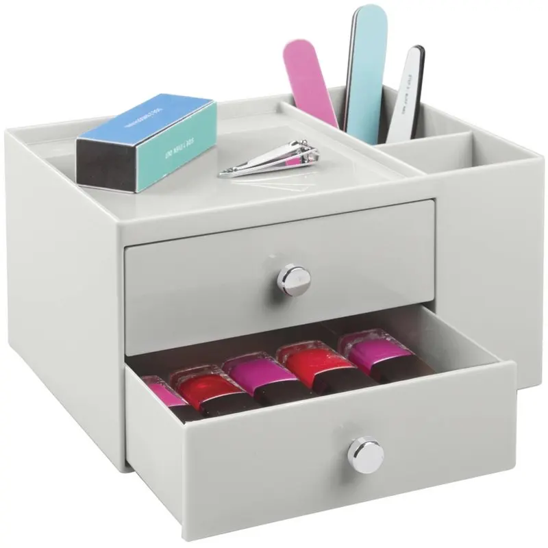 https://ae01.alicdn.com/kf/S85389a1f7f13497f86031ae7cd47a08fF/Organizer-for-Vanity-Cabinet-to-Hold-Makeup-Beauty-Products-2-Drawer-with-Side-Caddy-Clear-Organizadores.jpg