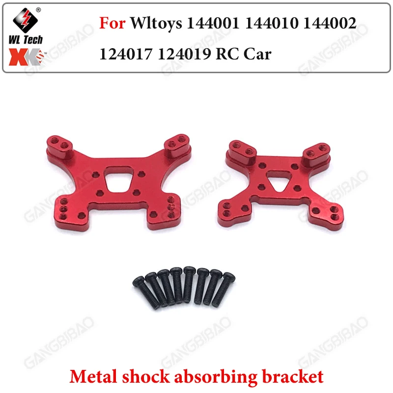 Ensemble de pièces et accessoires pour voiture RC 144001, buggy 4WD électrique, inclant roues et outils.