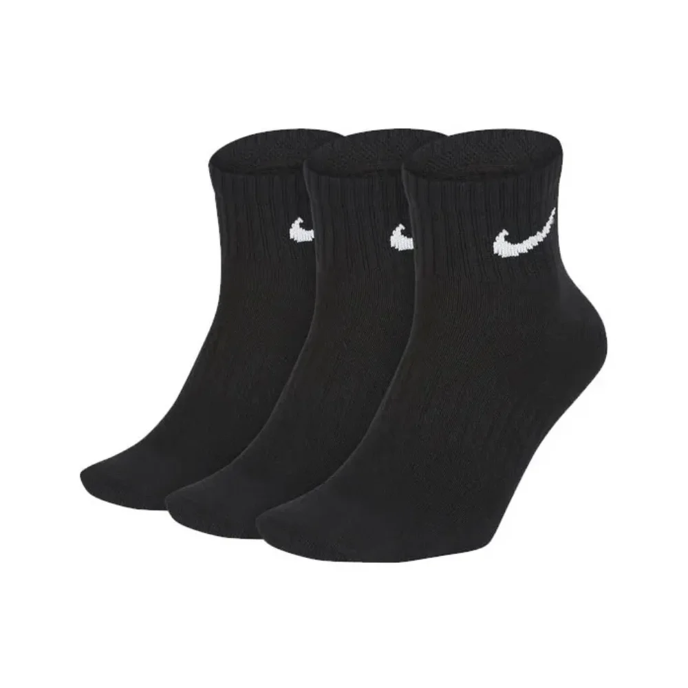 NIKE Training Socks 3 Pairs Neutral Long Mid Short Lightweight Quick Dry Fall Support Comfortable and Soft kids socks men socks