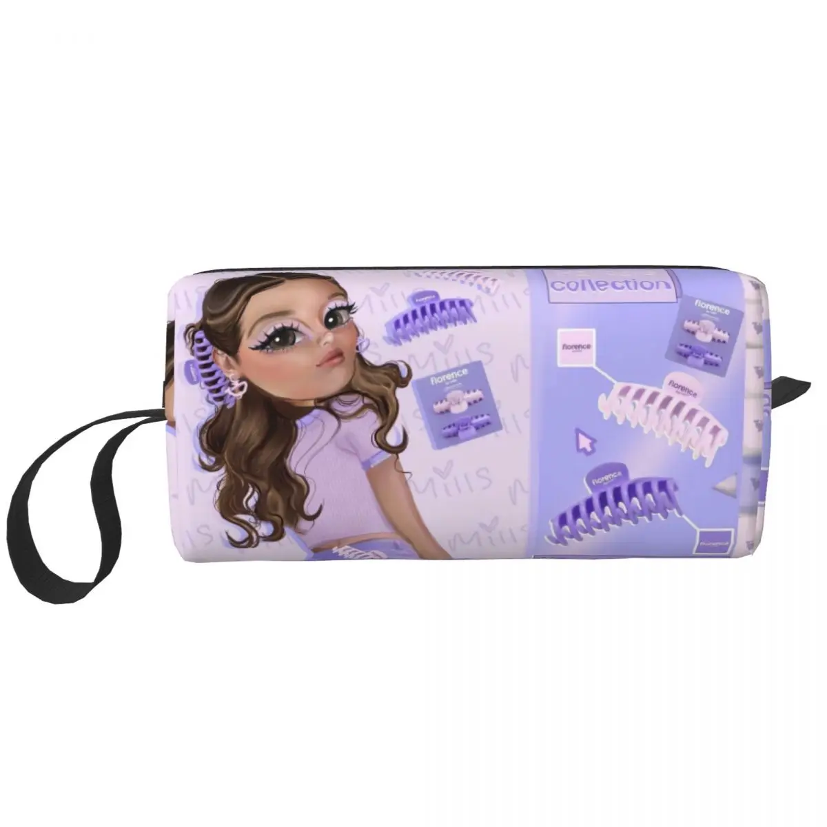 Custom Firenze By Mills Borsa Da Toilette Donna Cosmetic Makeup Organizer Lady Beauty Storage Dopp Kit Box