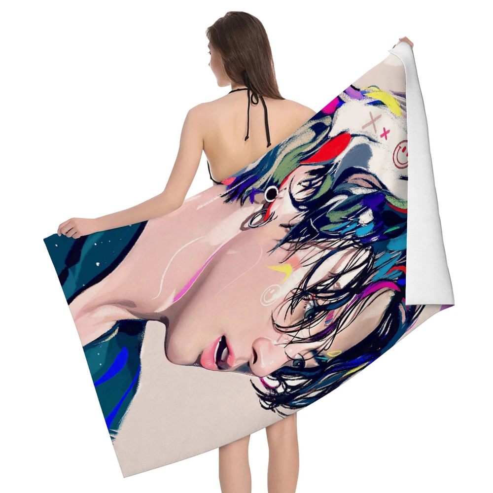 Home bath towels for the body towels Natural Animal Style bath quick drying microfiber beach towel man women large sports towel