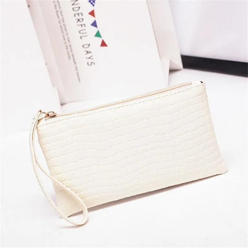 Elegant Women's PU Leather Wallet – Fashionable Wristlet Handbag & Long Clutch with Zipper Coin Purse and Card Holder