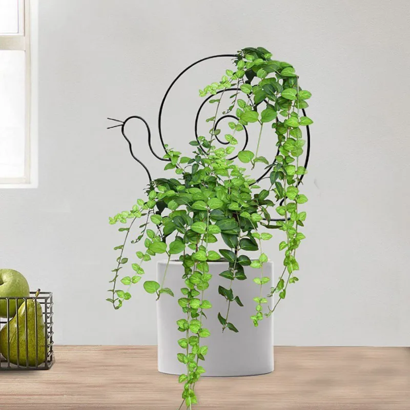 

Outdoor Iron Stake Stand Vine Rack Flower Vegetables Art Metal Climbing Frame Fixing Rod Plant Support Plant Climbing Holde