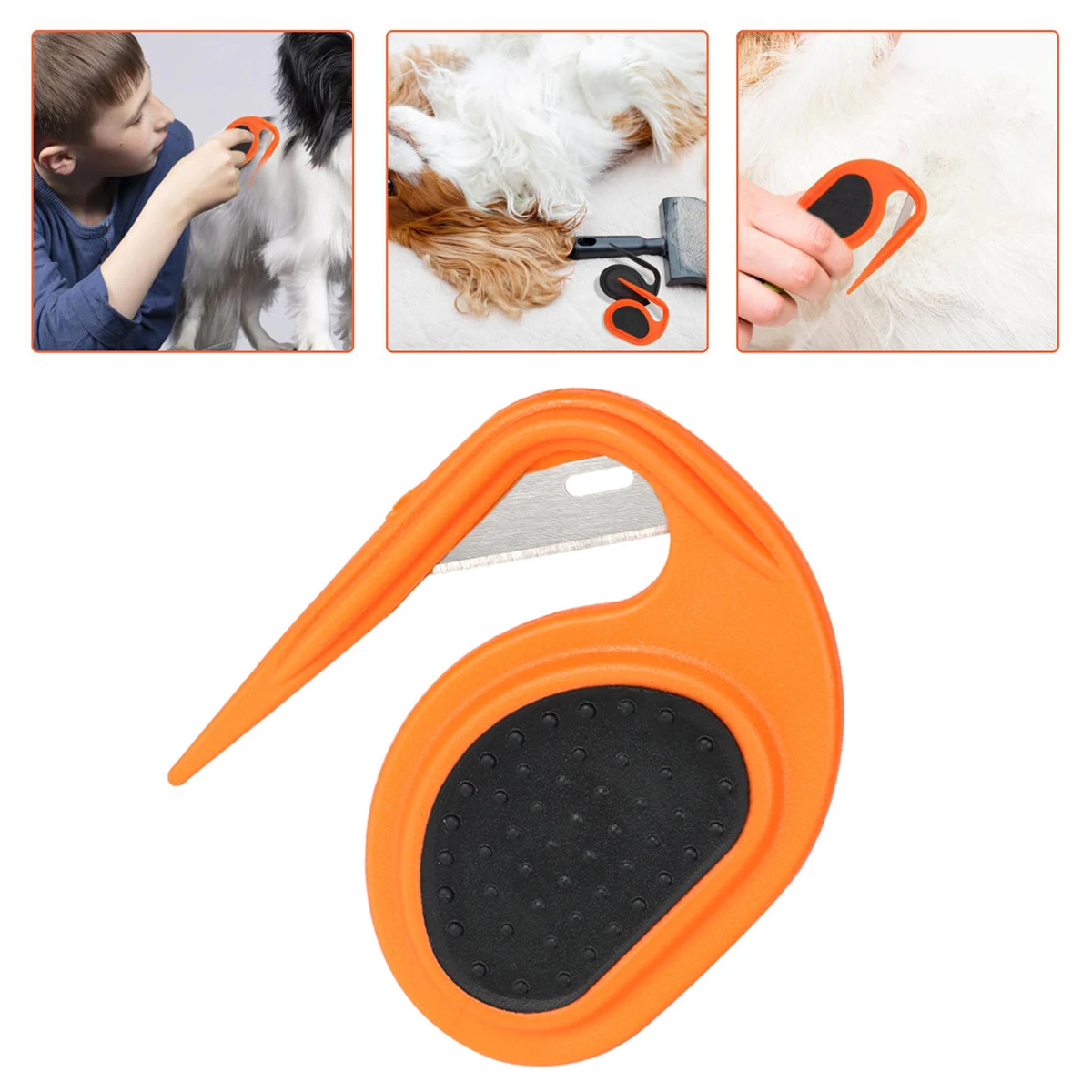 Pet Comb Knotting Comb Blade Comb Dog Shedding Comb Cat Dog Grooming Cutting Knife Knotting Tool Pets Groomming Cleaning