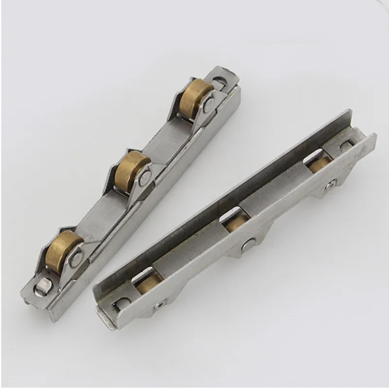 Uxcell Glass Sliding Door Rollers – 10pcs Stainless Steel Wheel Pulley For 5mm Glass
