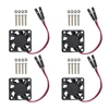 4PCS Brushless CPU Cooling Fan Heatsink Cooler Radiator 3.3V 5V for Raspberry Pi4 Pi3 B+, Pi 3, Pi 2, Pi 1 B+ 1