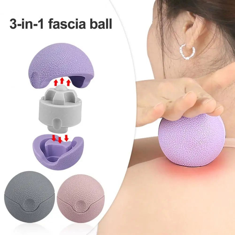 Portable Fascial Ball Tissue Massager for Plantar Fasciitis Myofascial Relaxation Flexible Tpe Yoga Massage for Foot for Yoga