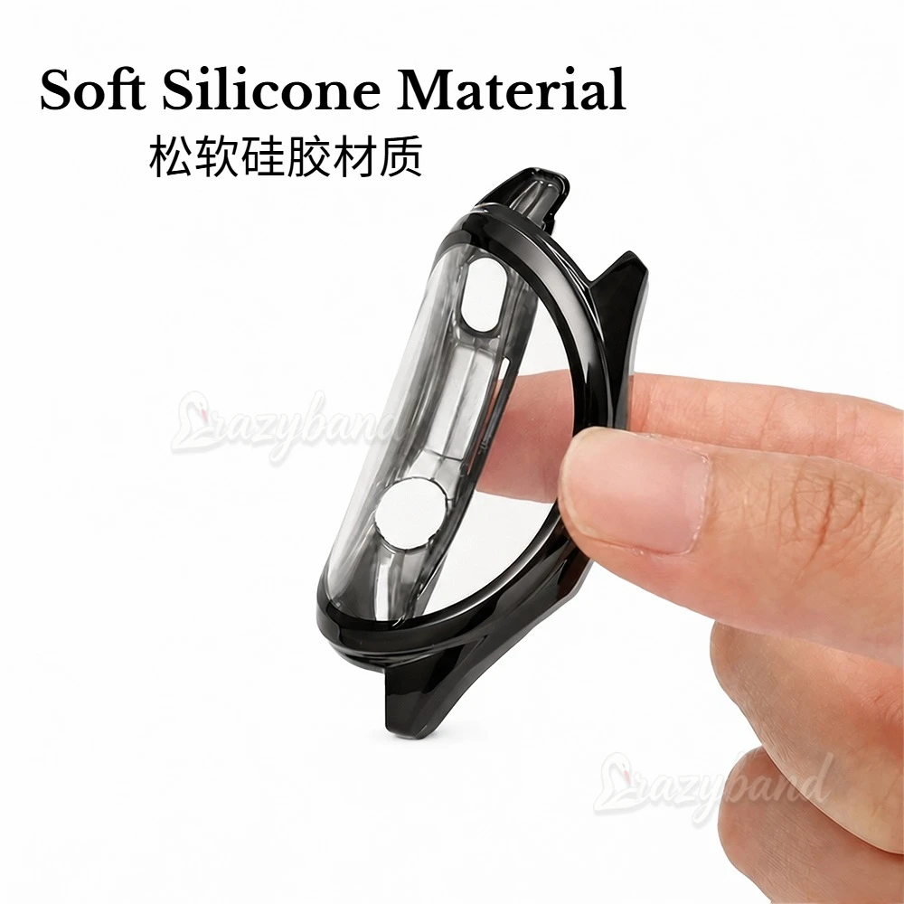 Enhanced TPU Full Coverage Bumper Case with Anti-Scratch Screen Protector