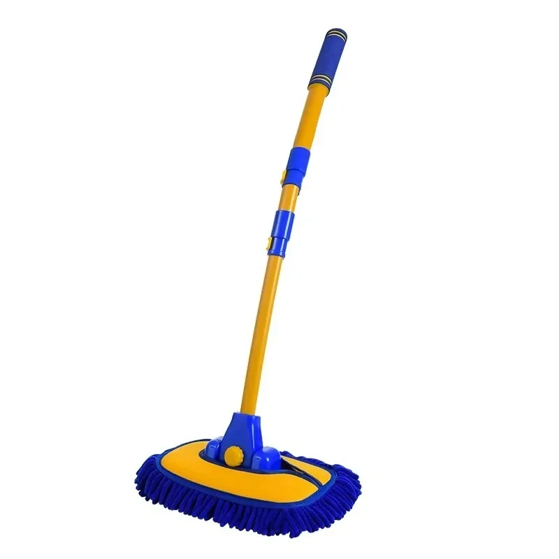 Car Cleaning Brush Detailing Adjustable Super Absorbent Car Wash Brush Telescoping Long Handle Cleaning Mop Car Accessories 6