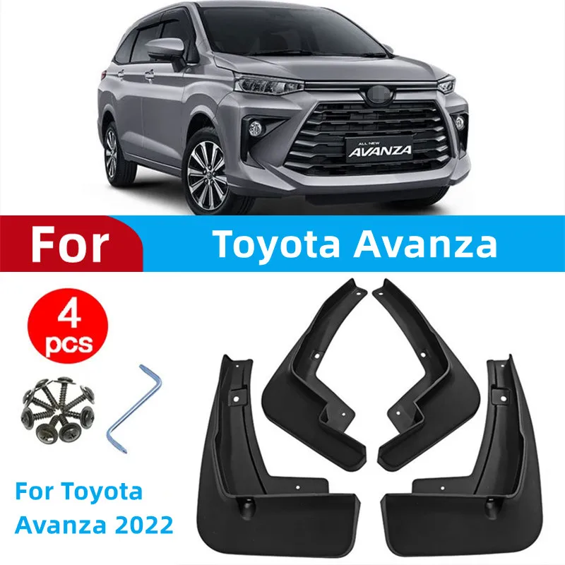 

4 шт., брызговики для Toyota Avanza 2022 2023