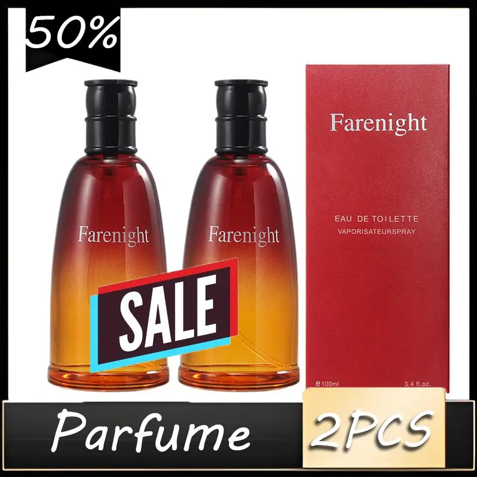 2PCS Fahrenheit Men's Parfum Spray Eau De Toilette Red 100ML