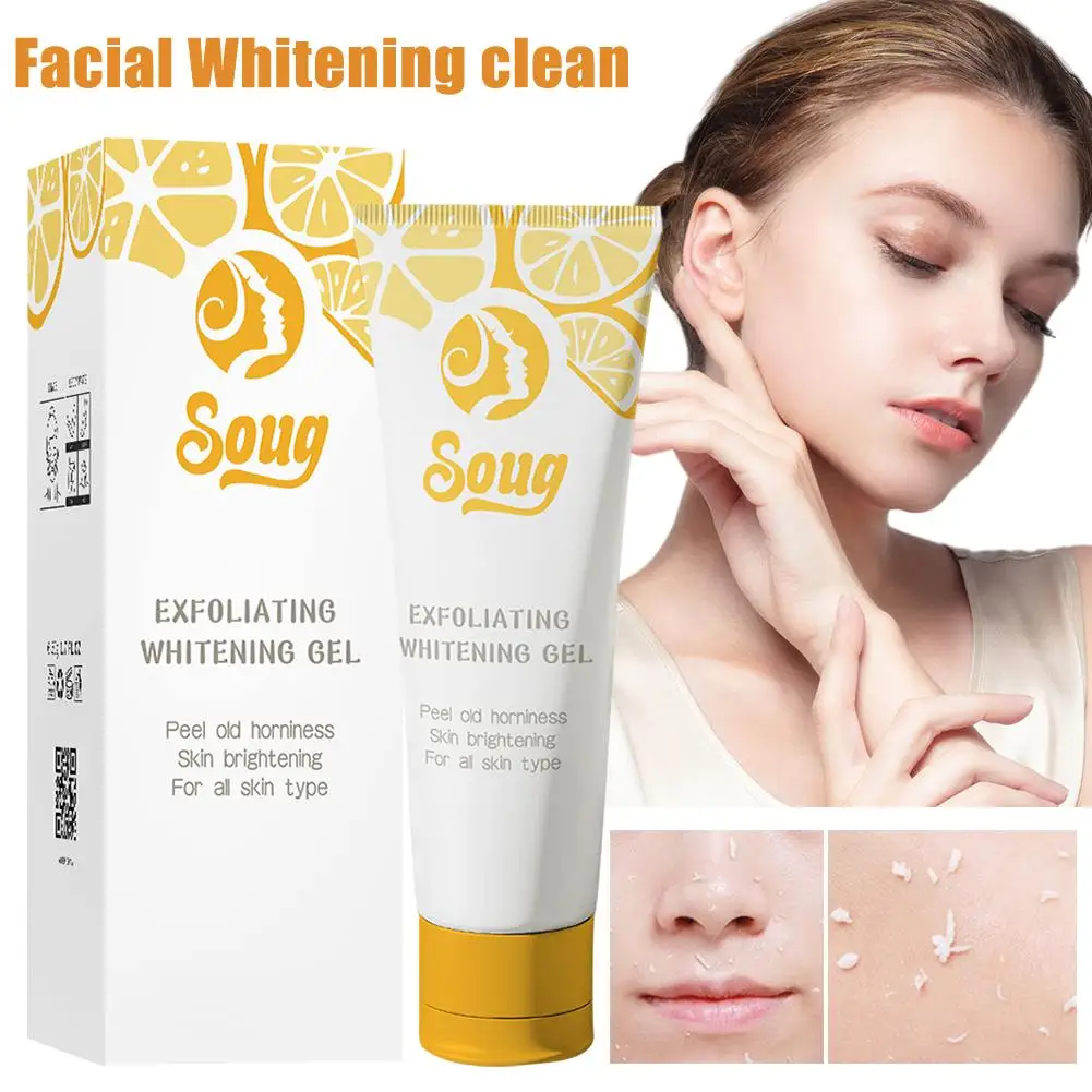 Soug Orange Exfoliating Gel Dead Spot Remover Brighten Hydrating Scrub Repair Skin Moisturizer Korean Gentle Peeling Care W B2D7