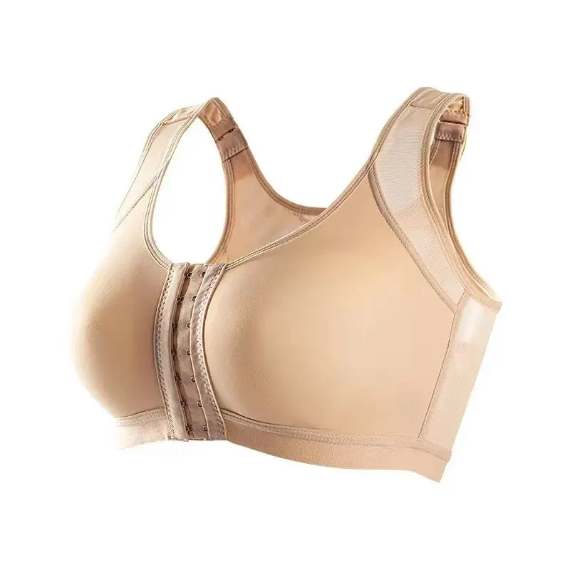 Hump Shaped Corrective Belt Underwear for Women with Front Button, Thin Design, Large Chest, Small Bra, No Steel Ring, Sports, T Sports & Entertainment