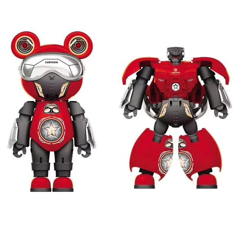 New Bear Robot Children's Toy Trendy Play Pendant Doll Handmade Model Doll Toy Doll Boy and Girl Christmas Gift