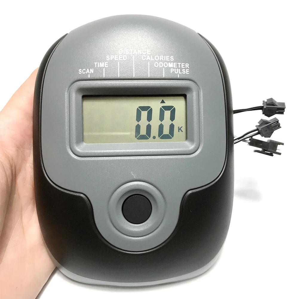 LED Display Exercise Bike Speedmeter Monitor Your Workout Progress Including Time Calories Burned and Heart Rate Easily