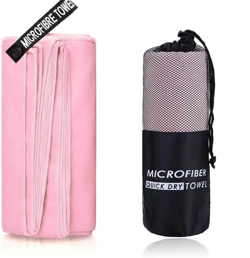 Ultra Compact & Lightweight Microfiber Towel - Quick Dry & Super Absorbent for Travel, Gym, and Camping