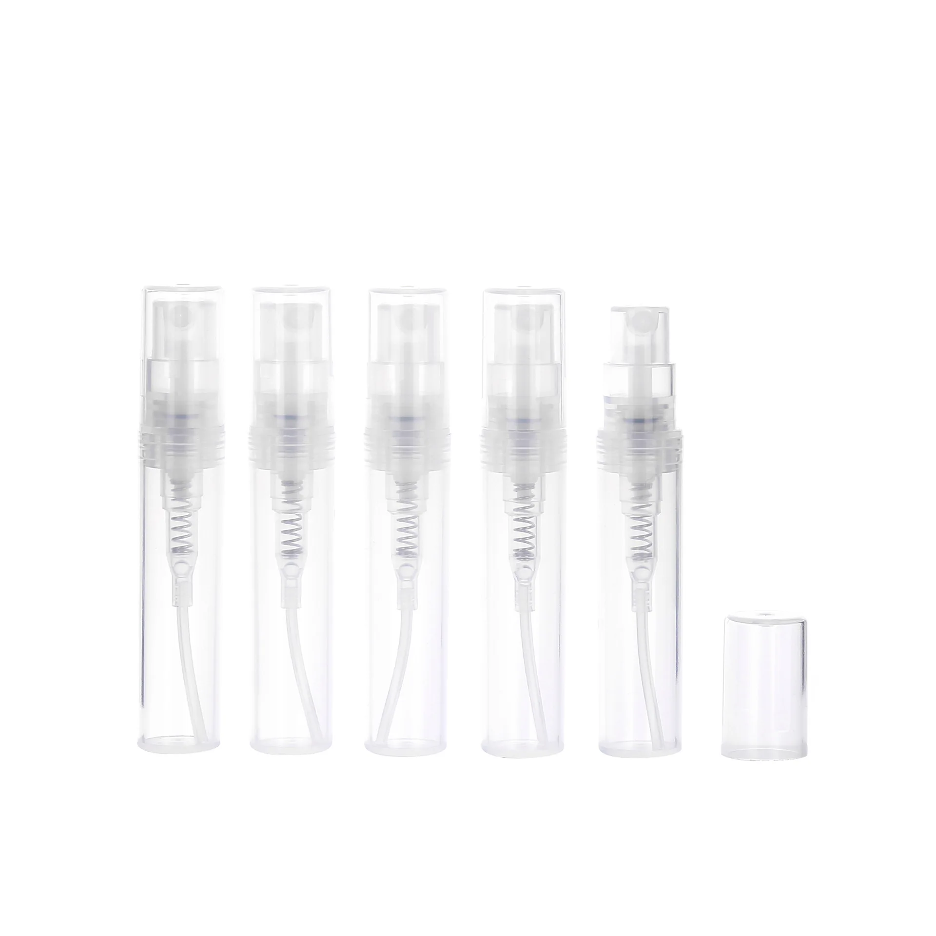 

10pcs Mini Plastic Spray Bottle 2ml 3ml 5ml Perfume Bottle Refillable Vial Empty Cosmetic Container