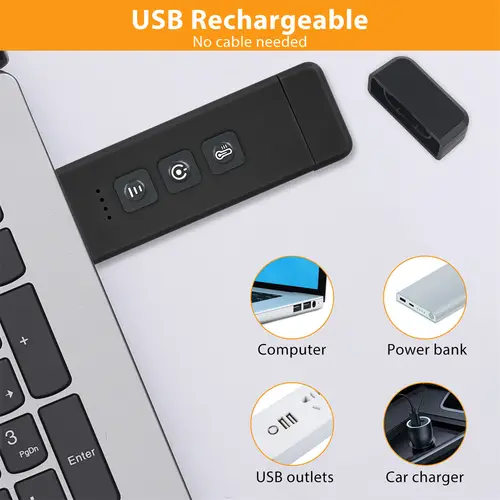 Clip-on Bookmark Book Light With Timer USB Rechargeable Reading Light Mini Led Read Light Portable Bedside Desk Light Read Lamp - Image 5