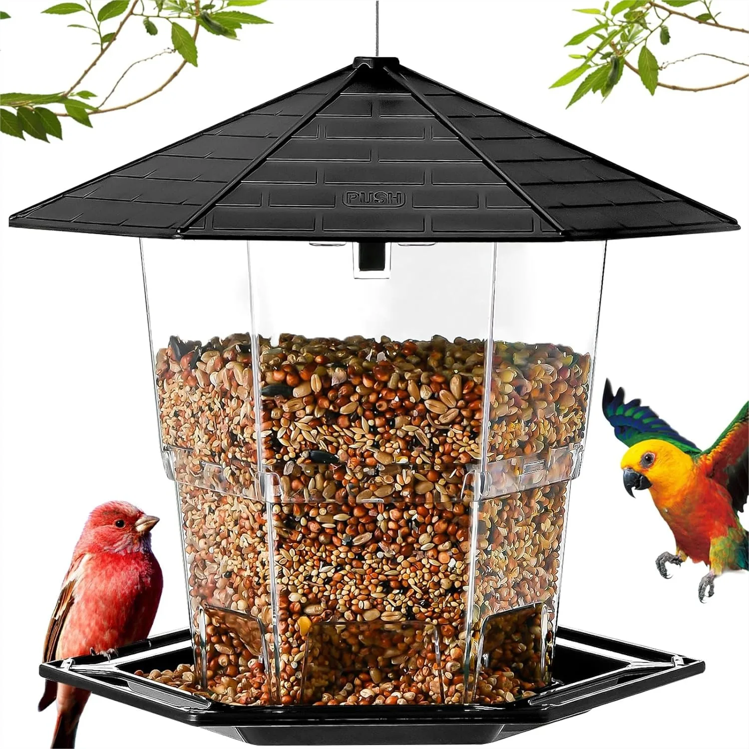 Retractable Hanging Bird Feeder 1