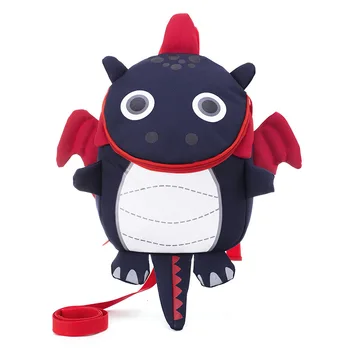 Rose Dragon School Backpack for Children Cute 3D Dinosaur Design Kids School Bags Boys Girls Schoolbag plecak szkolny 1