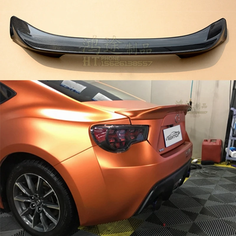 

Спойлер из углеродного волокна/ФАП для Toyota GT86 Subaru BRZ 2012-2015, крышка багажника